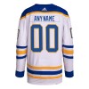 Miesten NHL Buffalo Sabres Pelipaita Custom Vieras Adidas 2023-24 Valkoinen Authentic